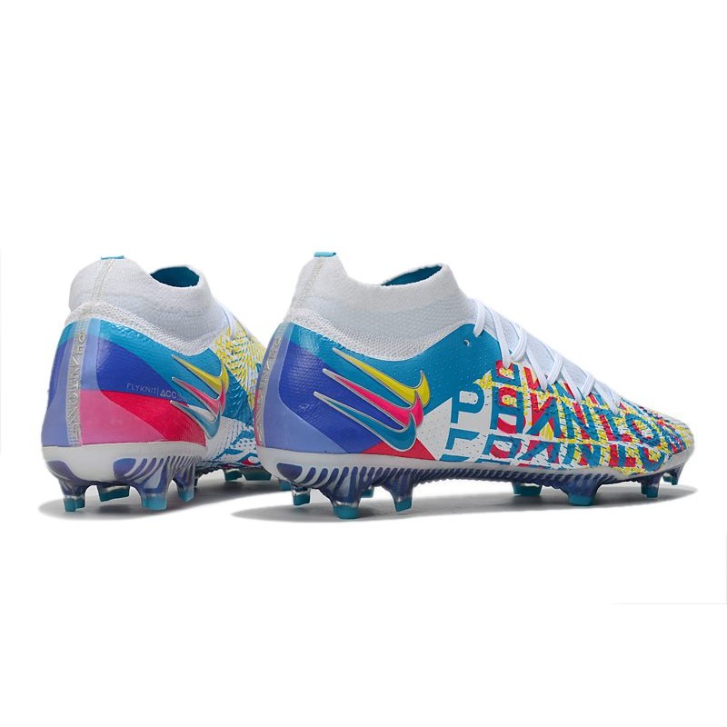 Nike Phantom Generative Texture Elite DF FG D Modrá Růžová Žlutá